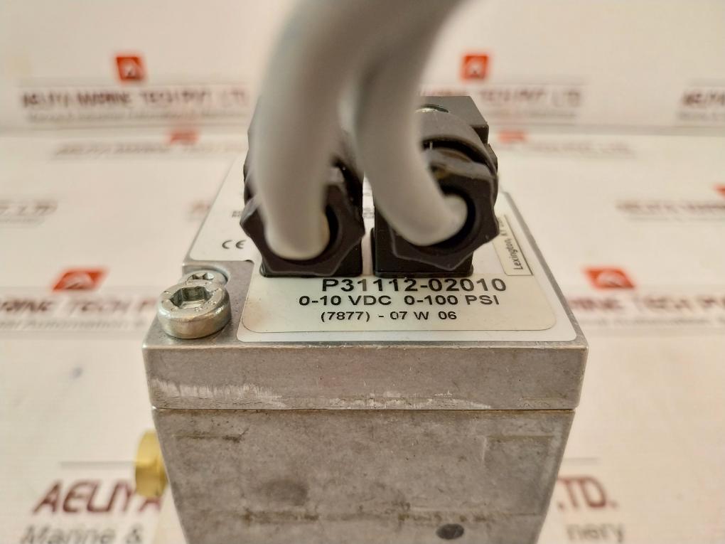 Rexroth P31112-02010 Pressure Regulator 0-10 Vdc 0-100Psi 24V Dc