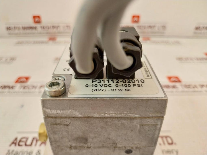 Rexroth P31112-02010 Pressure Regulator 0-10 Vdc 0-100Psi 24V Dc