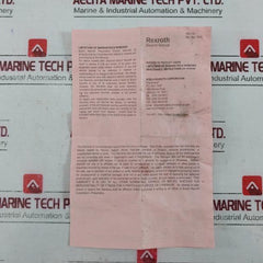 Rexroth P52935-4 Quick Release Valve