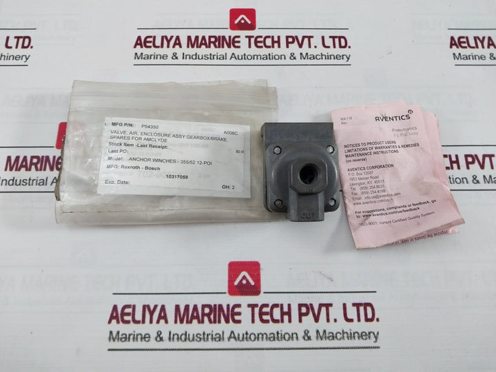 Rexroth P54350 Shuttle Valve Anchor Winches-355/52 12-poi