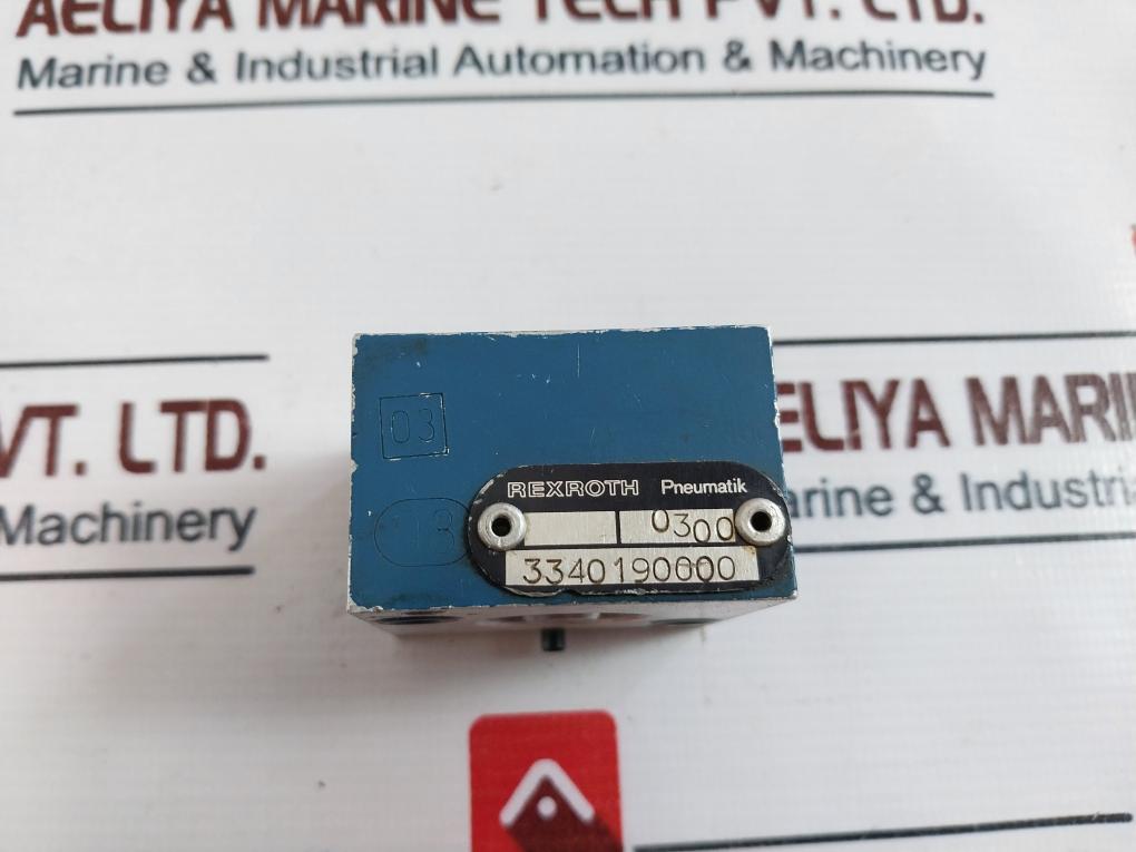 Rexroth Pneumatik 3340190000 Pneumatic Modular Check Valve