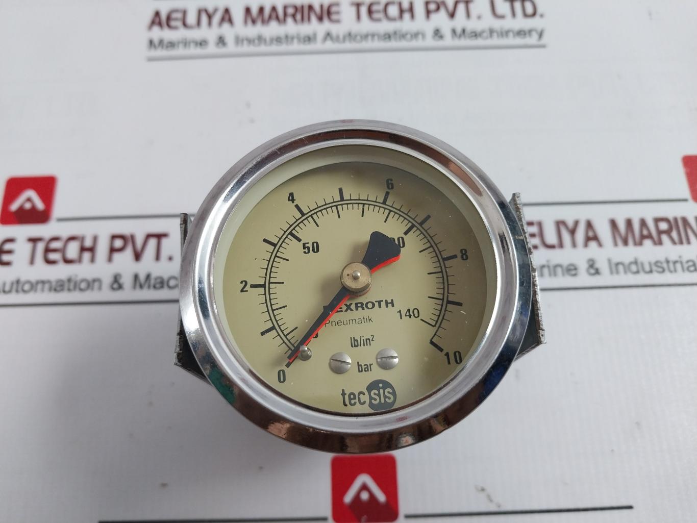 Rexroth Pressure Gauge 0-10 Bar 0-140 Lb/In2