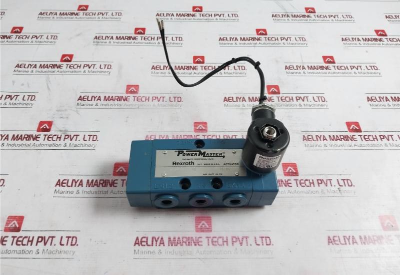 Rexroth Pt24106-9100 Pneumatic Directional Valve Actuator 120V 8.7W 150 Psi