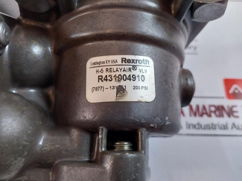 Rexroth R431004910 H-5 Relay Air Valve Vlv 200 Psi 13w51 7877