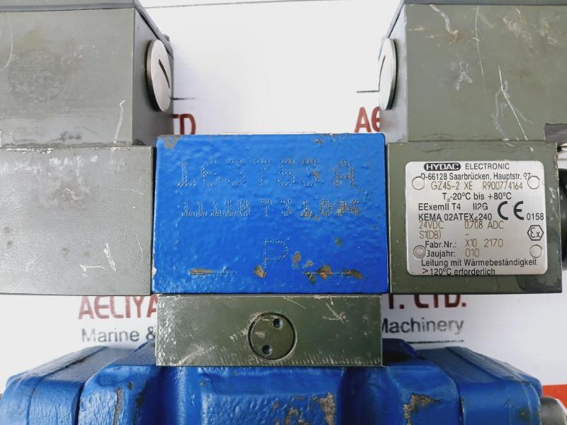 Rexroth R901029609 Hydraulic Directional Valve 24v Dc 0.708 Adc Ip66/68 10w49