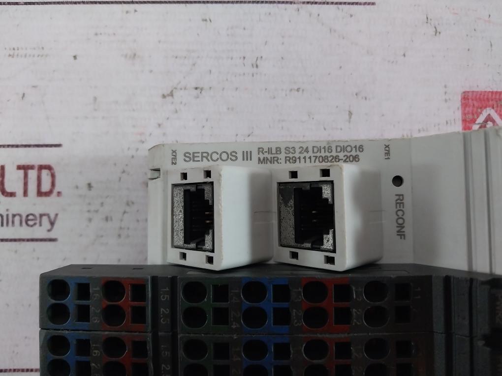 Rexroth R911170826-206 Interface Iii R-ilb S3 24 Di16 Dio16