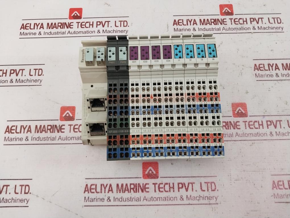 Rexroth R911170826-206 Sercos Interface 70Ma 24Vdc, 5Ma, 26-12 Awg Ua2 15W41
