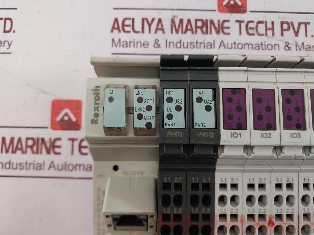 Rexroth R911170826-206 Sercos Interface 70Ma 24Vdc, 5Ma, 26-12 Awg Ua2 15W41