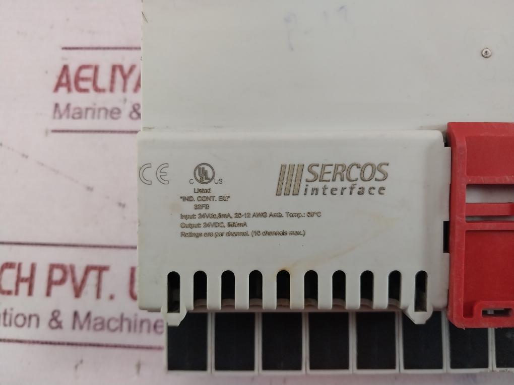 Rexroth R911170826-206 Sercos Interface 70Ma 24Vdc, 5Ma, 26-12 Awg Ua2 15W41