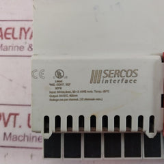 Rexroth R911170826-206 Sercos Interface 70Ma 24Vdc, 5Ma, 26-12 Awg Ua2 15W41