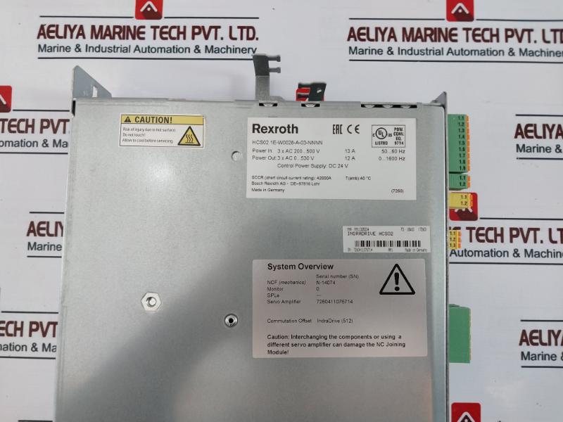 REXROTH CSB02.1B-ET-EC-NN-S4-NN-NN-FW Indradrive Servo Control Section