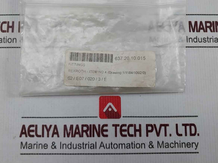 Rexroth R916437339 Hydraulic Screw Fitting We 15-l 1/2 Npt