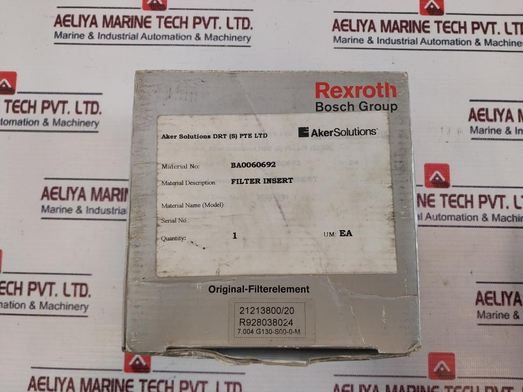 Rexroth R928038024 Filter Element Insert