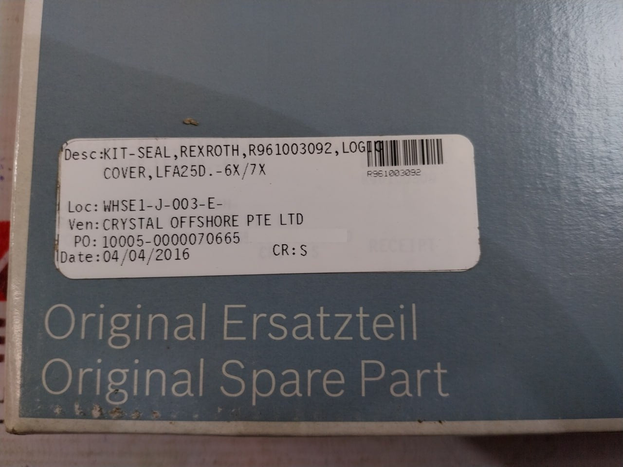 Rexroth R961003092 Seal Kit Lfa25d.-6x/7x/hv