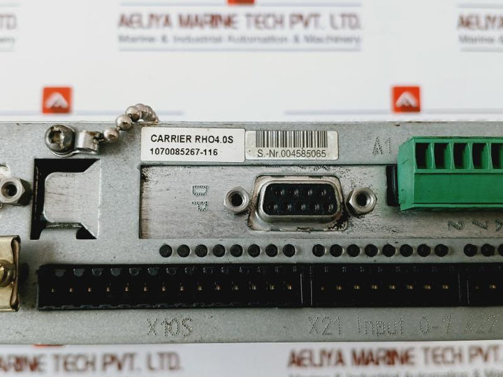 Rexroth Rho4.0/S Servo Motor Control Module 1070085267-116 Dc 24V, 3A 76625 487