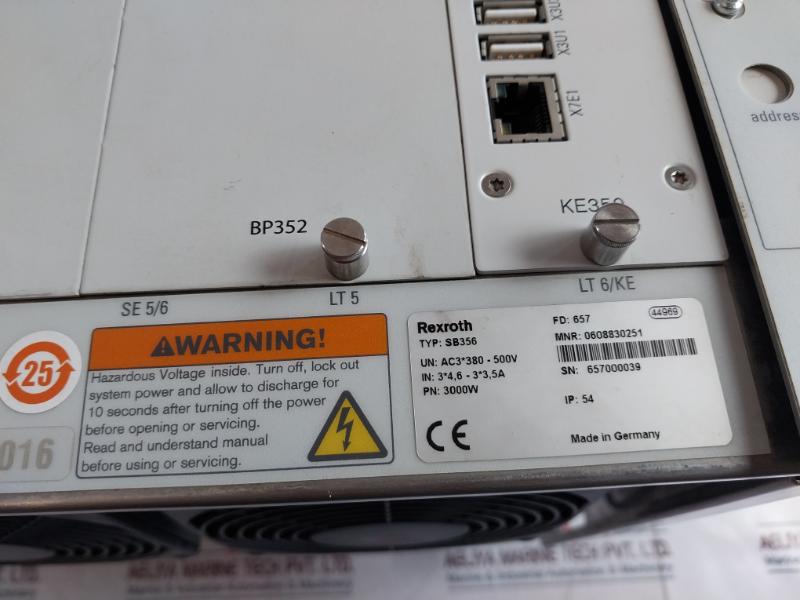 Rexroth Sb356, Se352, Ke350, Vm350, Lts350D, Bp352 Multi-channel Controller Box