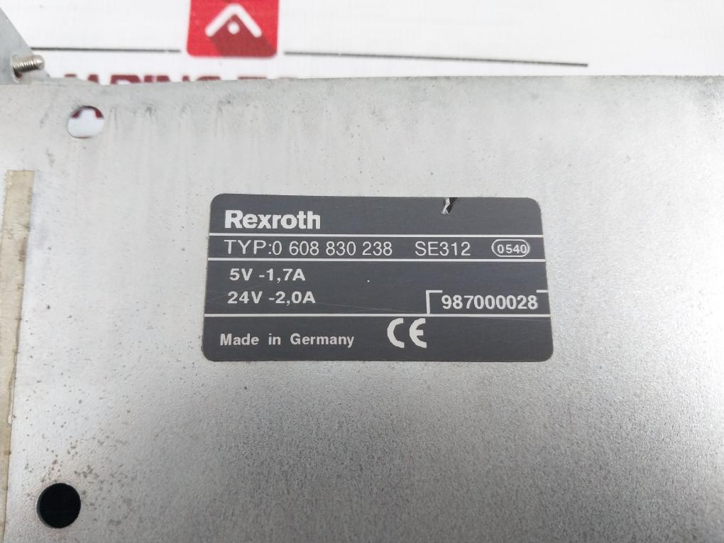 Rexroth Se312 Interface Add-on Module, 5V -1.7A, 24V -2.0A, V2.00