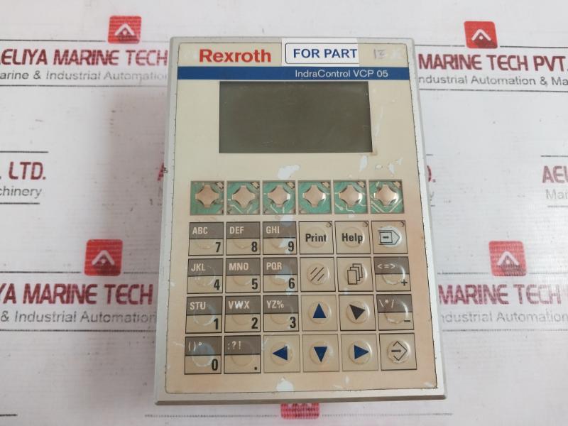 Rexroth Vcp05.2Dsn-003-nn-nn-pw Hmi Control Panel 24Vdc 0V+24Vdc