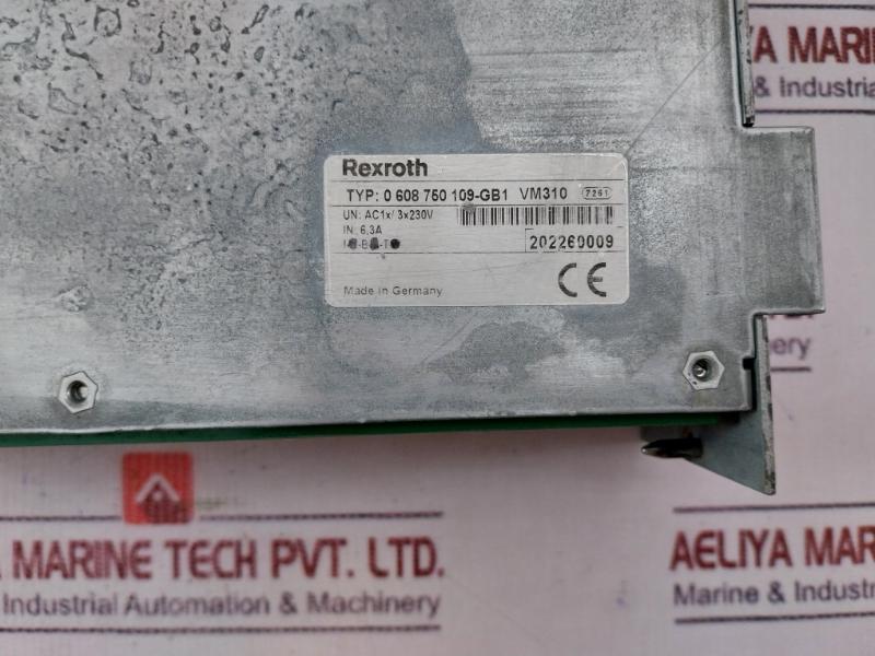 Rexroth Vm310 Power Supply Module, 6.3a