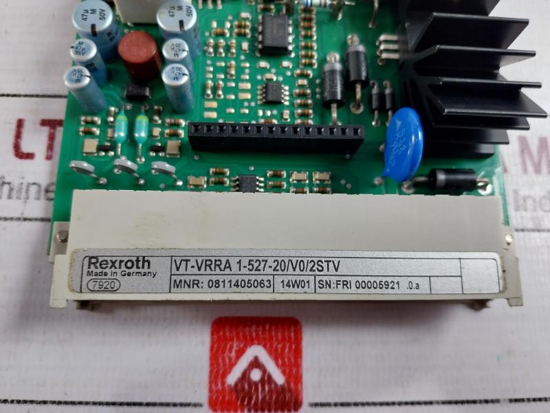 Rexroth Vt-vrra 1-527-20/V0/2Stv Valve Amplifier 0811405063