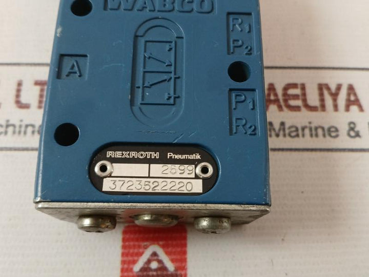 Rexroth Wabco 3723522220 Pneumatic & Control Valve 24V Dc