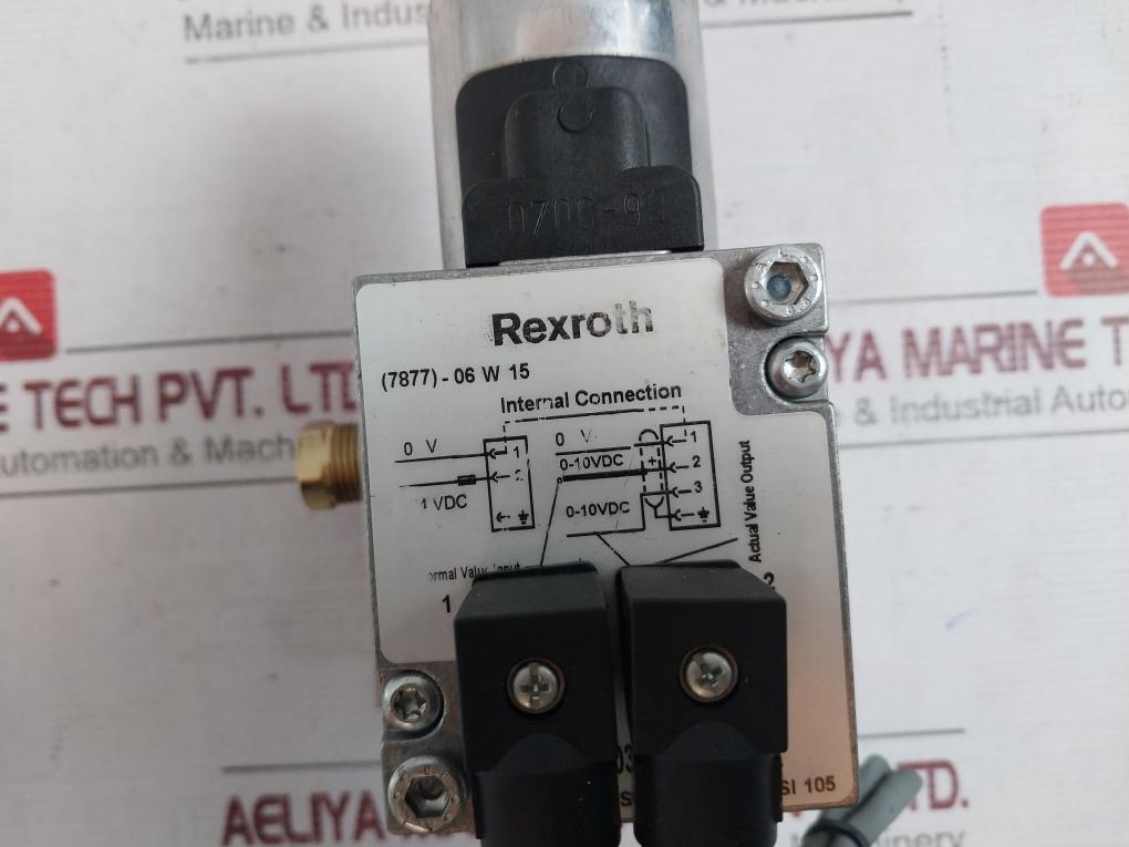 Rexroth (7877)-06 W 15 Pressure Regulator Proportional Valve P-031112-02010