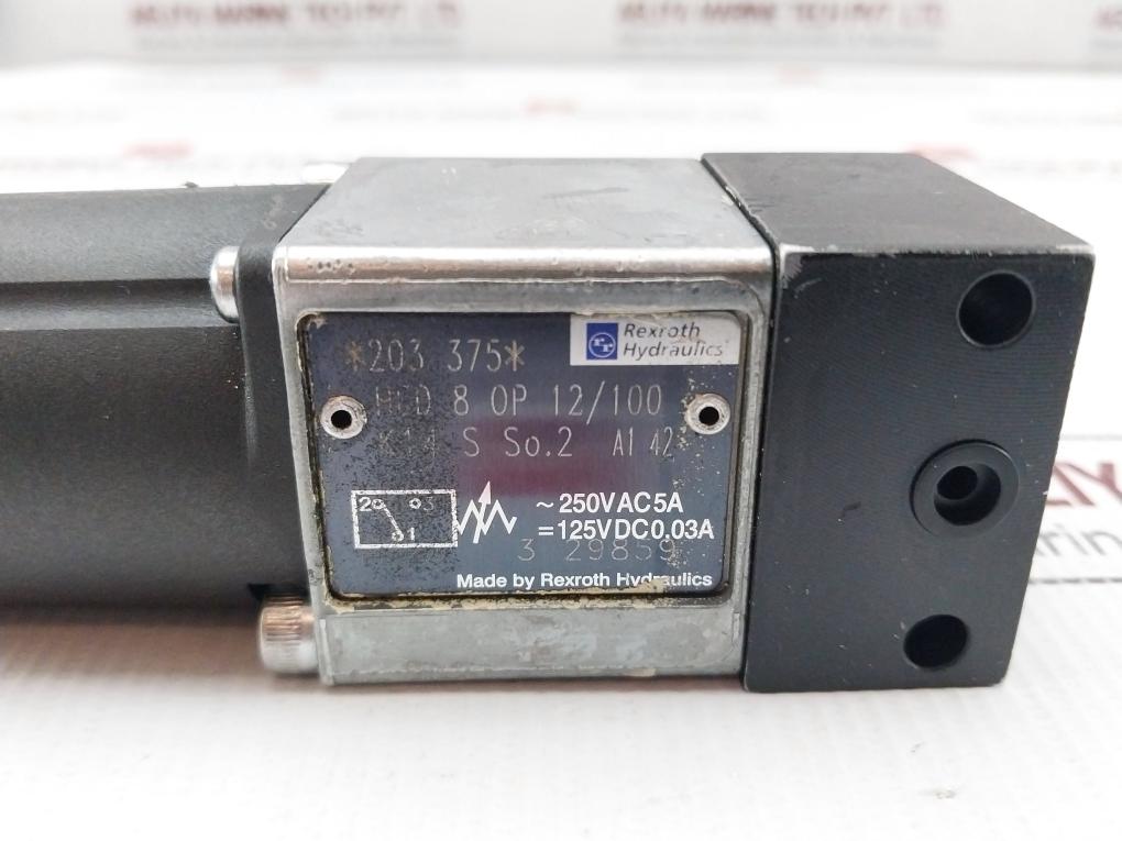 Rexroth Hed 8 Op 12/100 Pressure Switch 250Vac 5A