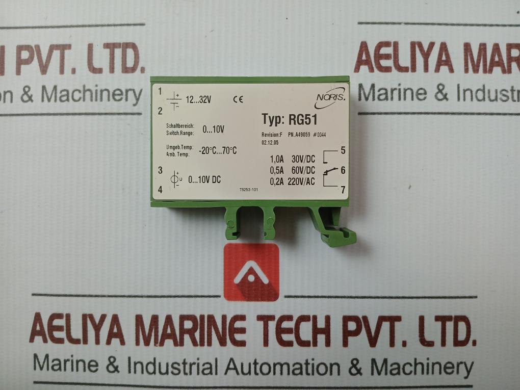 Rg51 Limit Value Switch For Direct Voltage Noris Rev-f