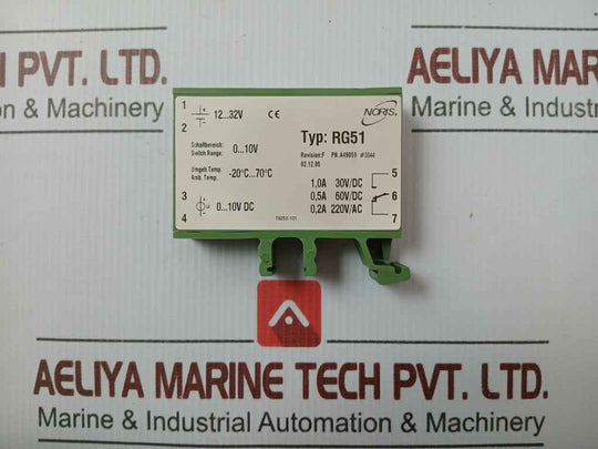Rg51 Limit Value Switch For Direct Voltage Noris Rev-f