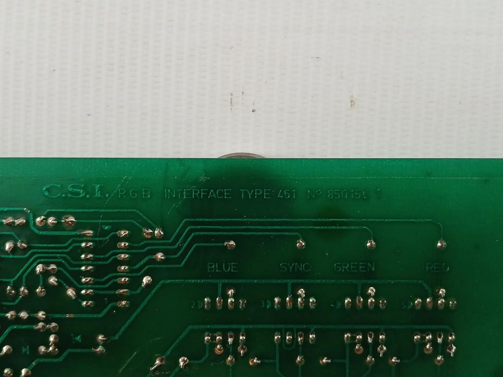 Rgb Logic Interface Card 461 C.S.I.