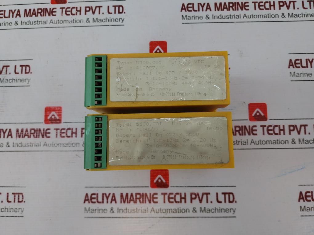 Rheintacho 5300.001 Speed Relay 24Vdc Range 1.5-400Hz