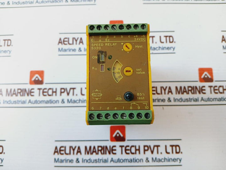 Rheintacho 5320 Speed Relay 508384/3 Ip20 24Vdc