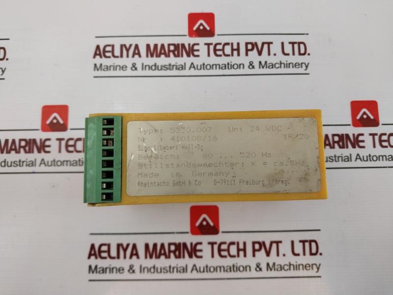 Rheintacho 5330.007 Speed Relay 24 Vdc 2 Ssz 1002