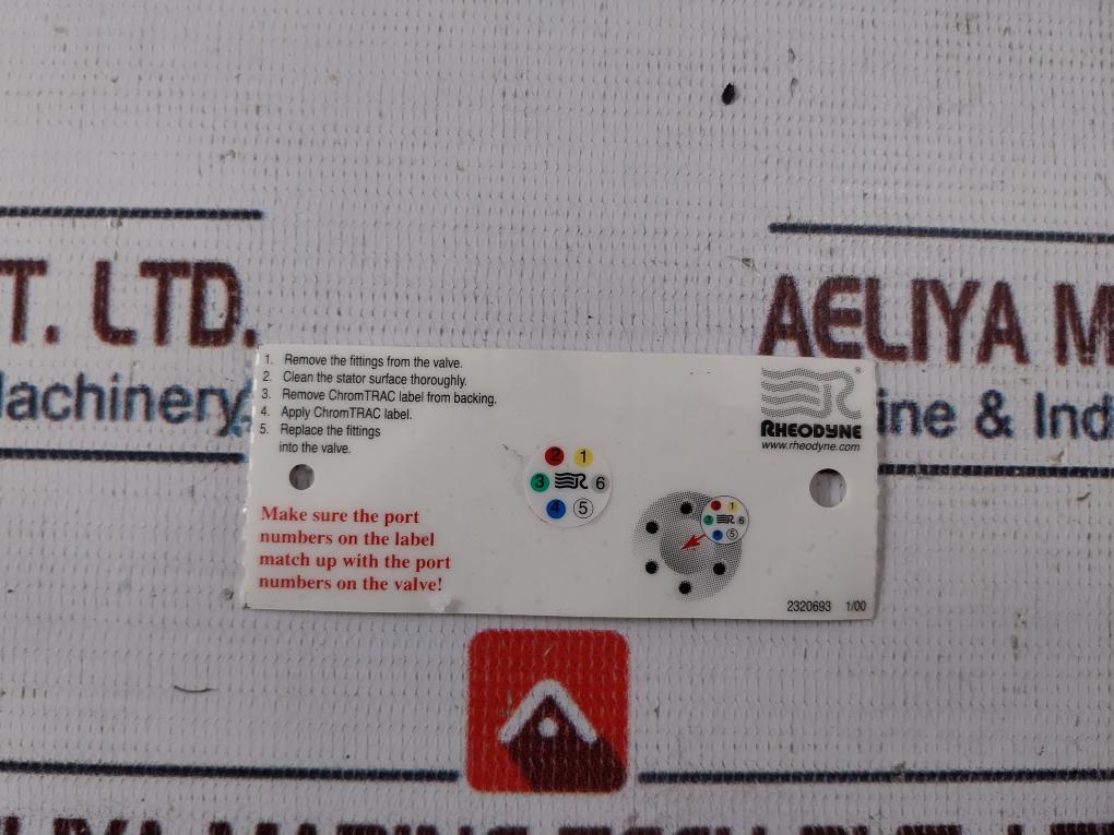 Rheodyne 5123184, 7 Port Fitting Kit