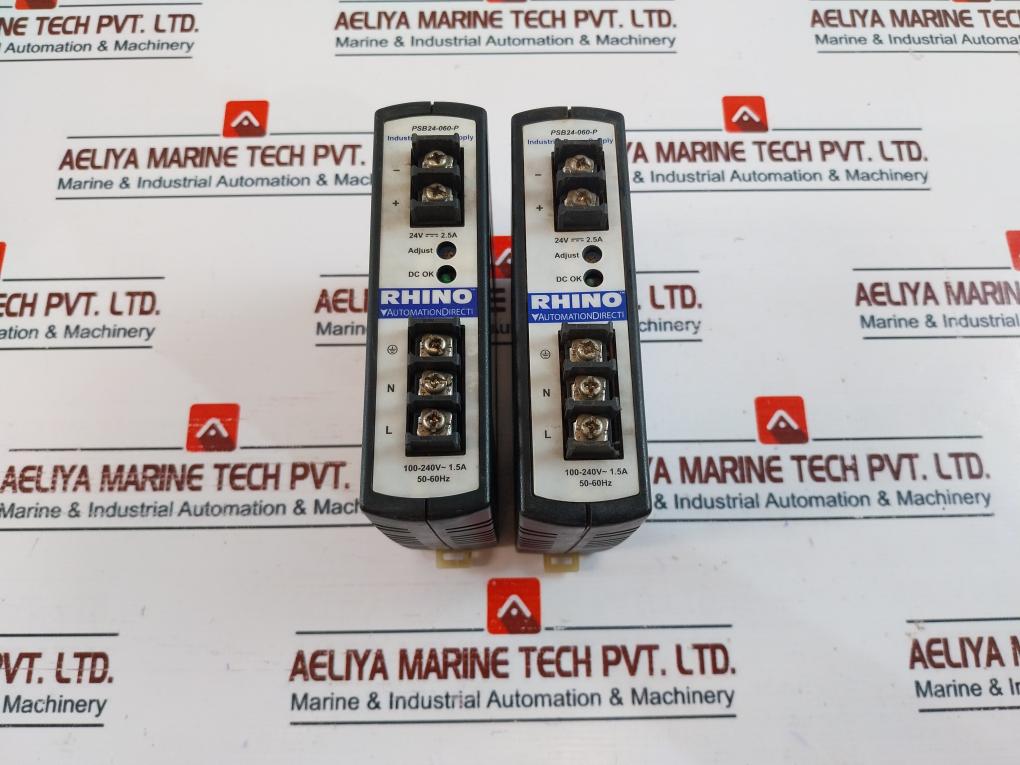 Rhino Psb24-060-p Industrial Power Supply 100-240V~ 1.5A 50-60Hz