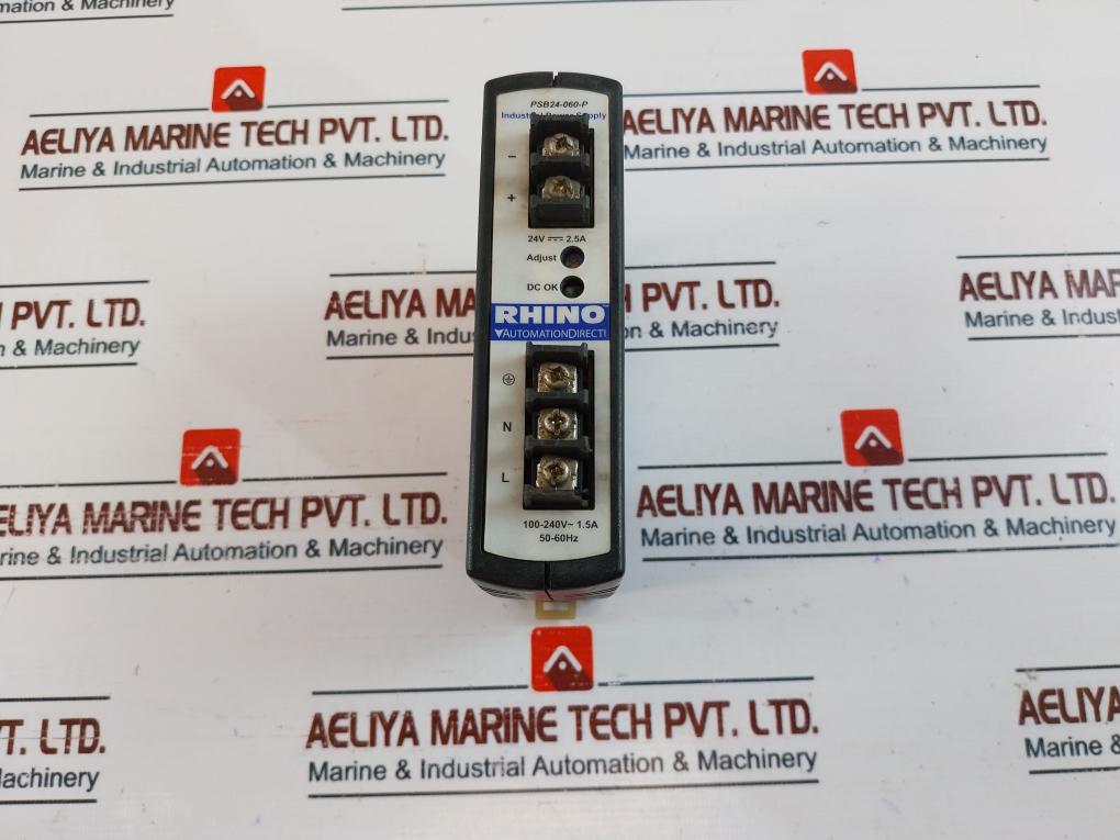 Rhino Psb24-060-p Industrial Power Supply 100-240V~ 1.5A 50-60Hz