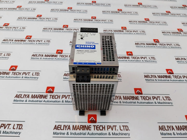 Rhino Psm24-360S (360W) Industrial Power Supply 50/60Hz