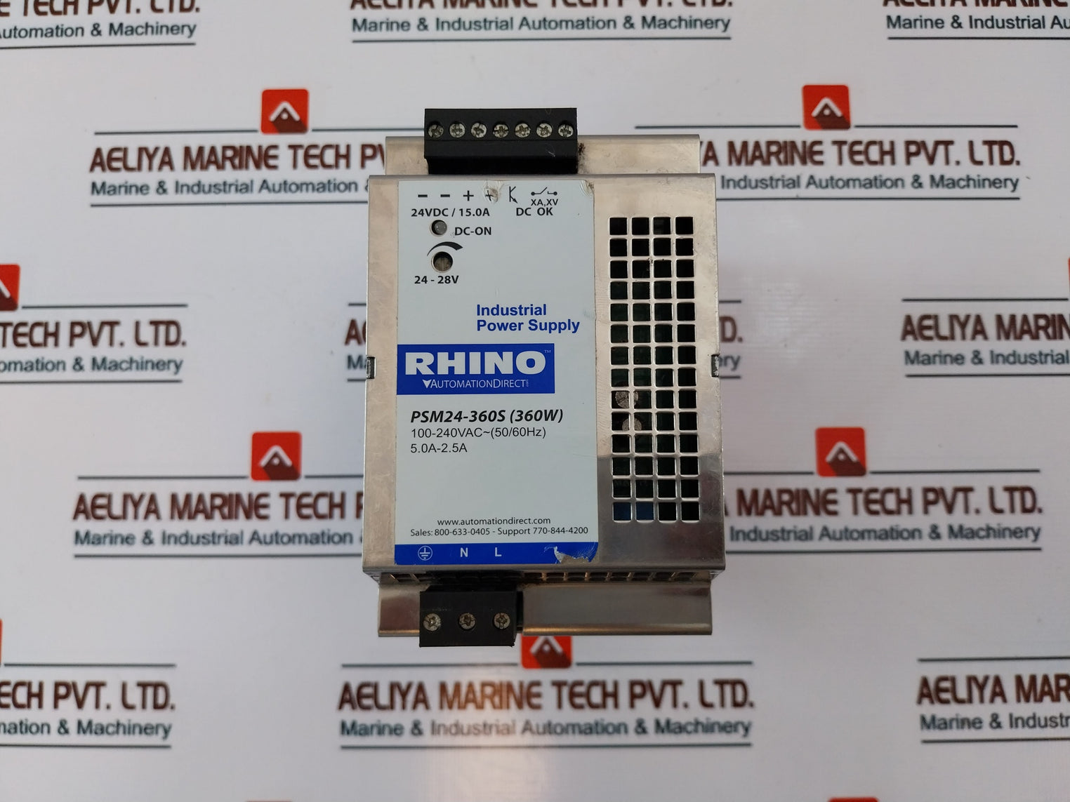 Rhino Psm24-360S (360W) Industrial Power Supply 50/60Hz