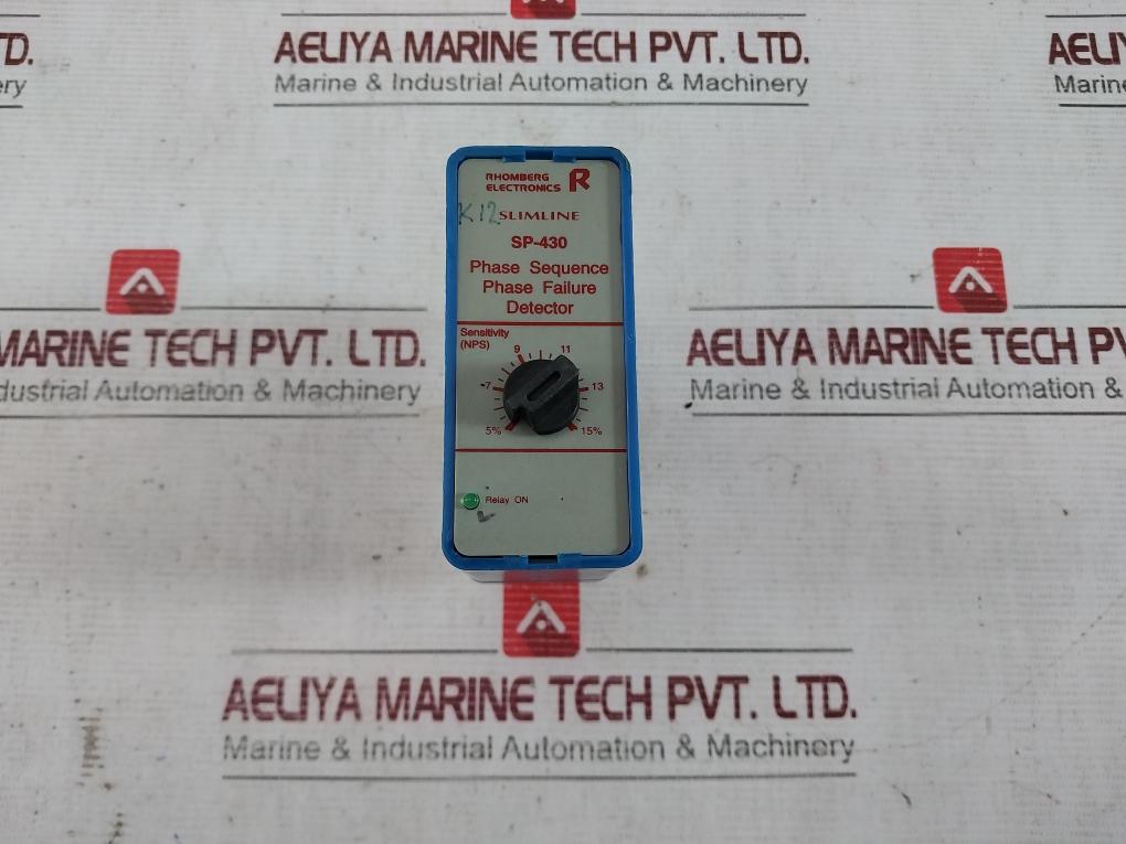 Rhomberg Electronics Sp-430 Phase Failure Detector 440Vac K12