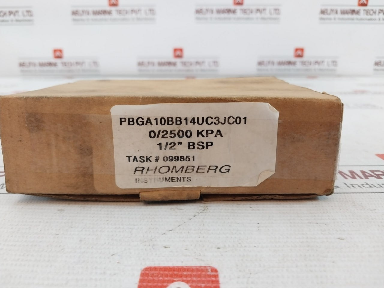 Rhomberg Instruments Pbga10Bb14Uc3Jc01 Pressure Gauge 0-2500 Kpa 1/2 Inch Bsp