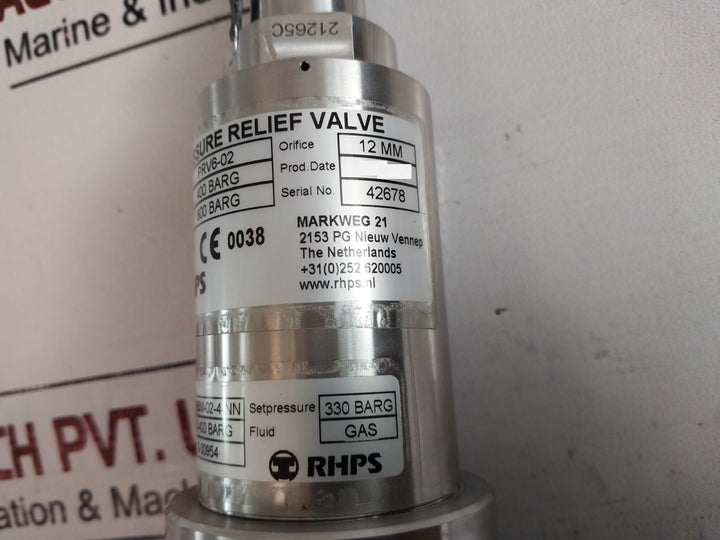 Rhps Prv6-02 Pressure Relief Valve