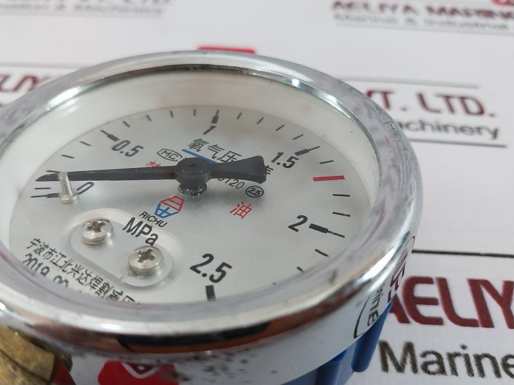 Richu Oxygen Pressure Gauge 0-2.5 Mpa 02050120