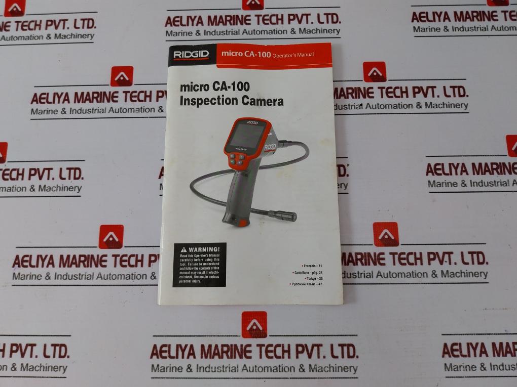 Ridgid Micro Ca-100 Inspection Camera 17Mm Complete Set (Minor Crack)