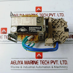 Riedewald 33911 Transformer With Weidmuller Wew 35/2 End Bracket 220V 50/60Hz