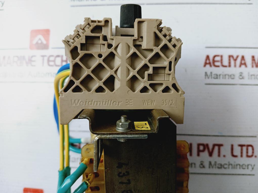 Riedewald 33911 Transformer With Weidmuller Wew 35/2 End Bracket 220V 50/60Hz