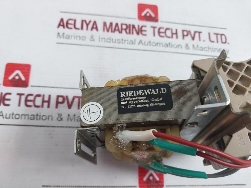 Riedewald EI 60/21 Transformer with Weidmuller WEW 35/2 End Bracket 50 HZ