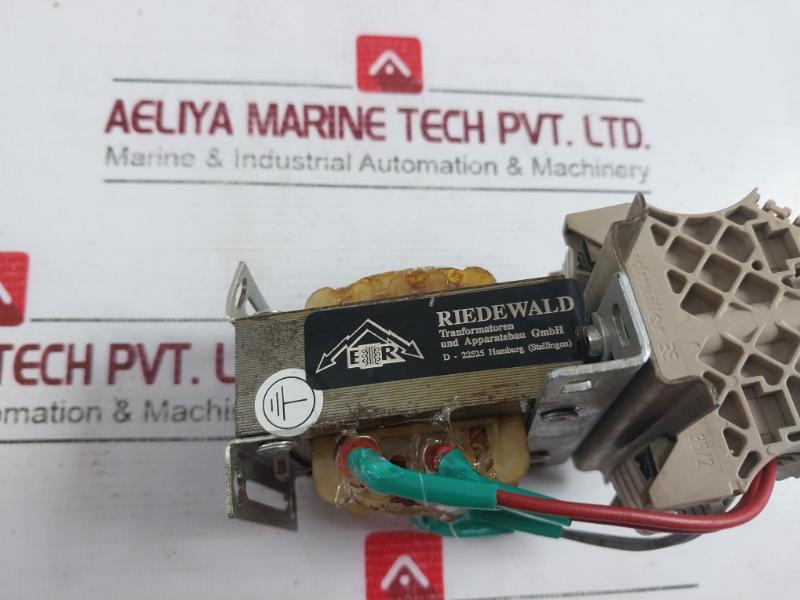 Riedewald Ei 60/21 Transformer With Weidmuller Wew 35/2 End Bracket