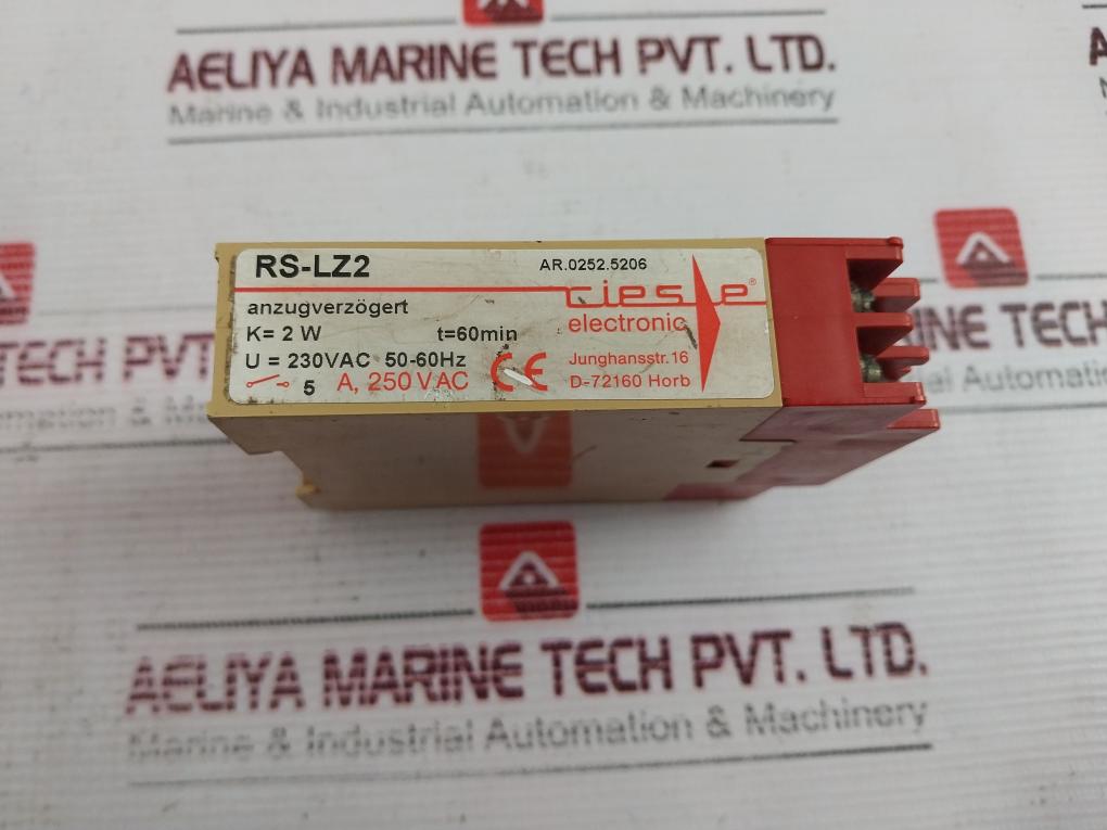 Riese Electronic Rs-lz2 Suit Delayed Time Relay 230Vac 50-60Hz