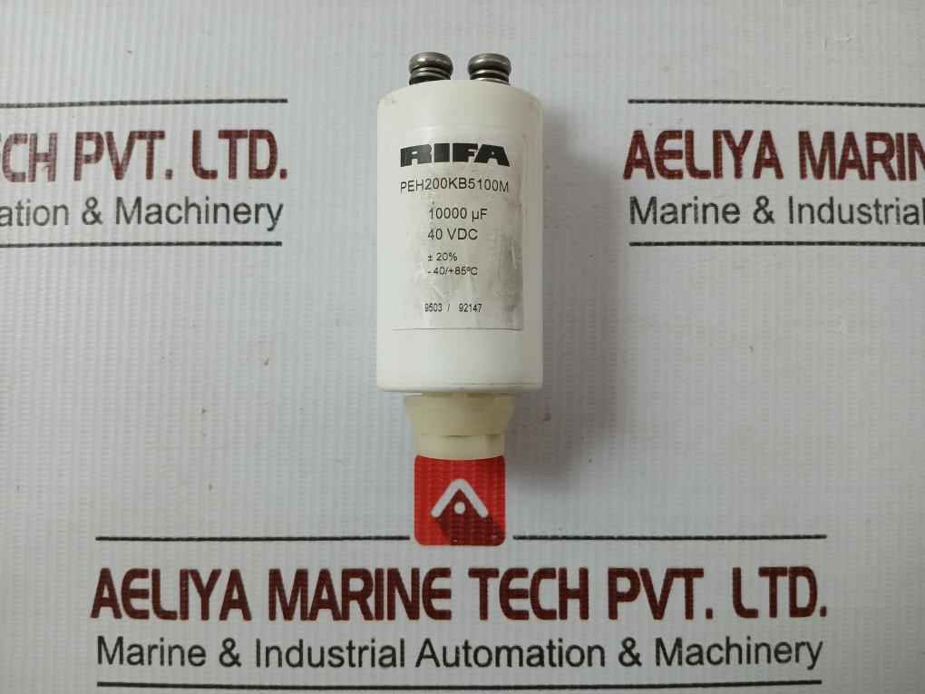 Rifa 40V Dc Aluminum Electrolytic Capacitor Peh200Kb5100M