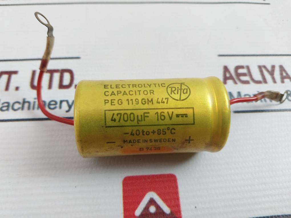 Rifa 4700μF 16 V Electrolytic Capacitor -40 To +85°C